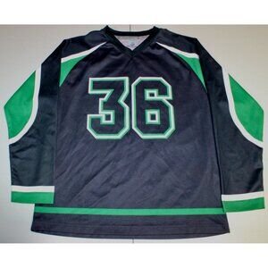 Boys Kids Old Navy Long Sleeve Shirt Jersey Pullover Large Black Green